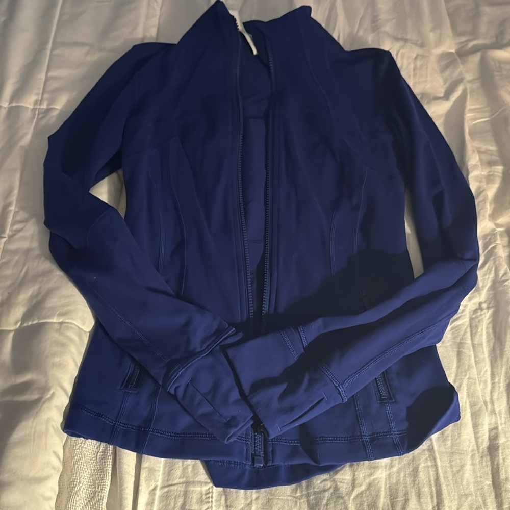 Lululemon define jacket. Royal blue size 4